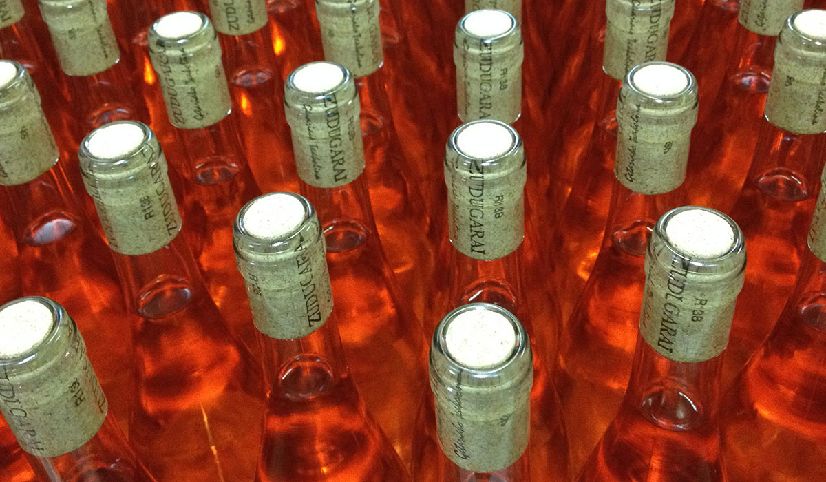 La nueva cosecha 2023 del txakoli Zudugarai rosado